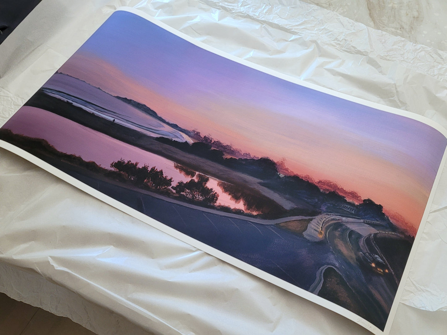 Broulee Sunset Giclée Print