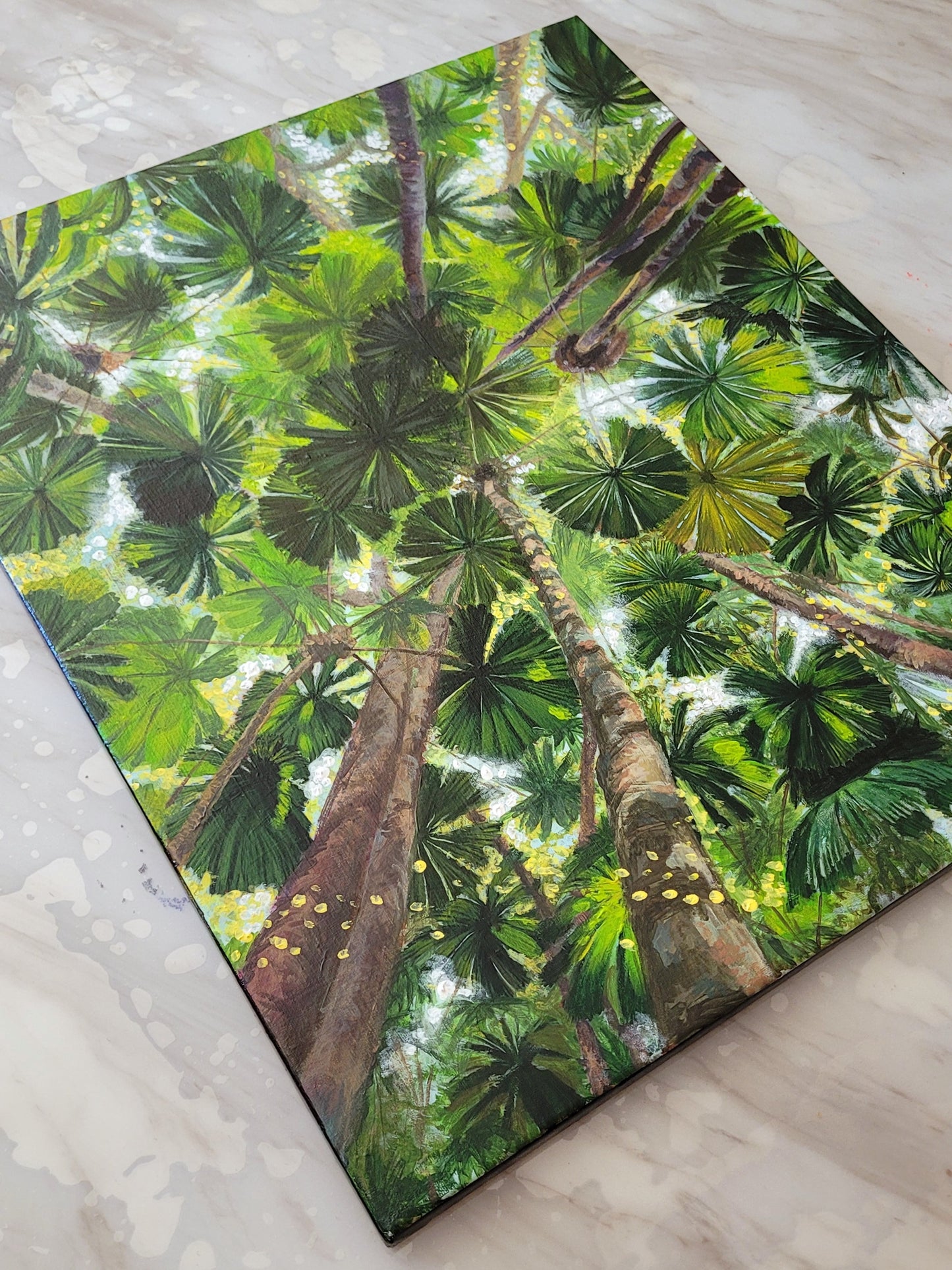 Daintree Fan Palms Original Painting