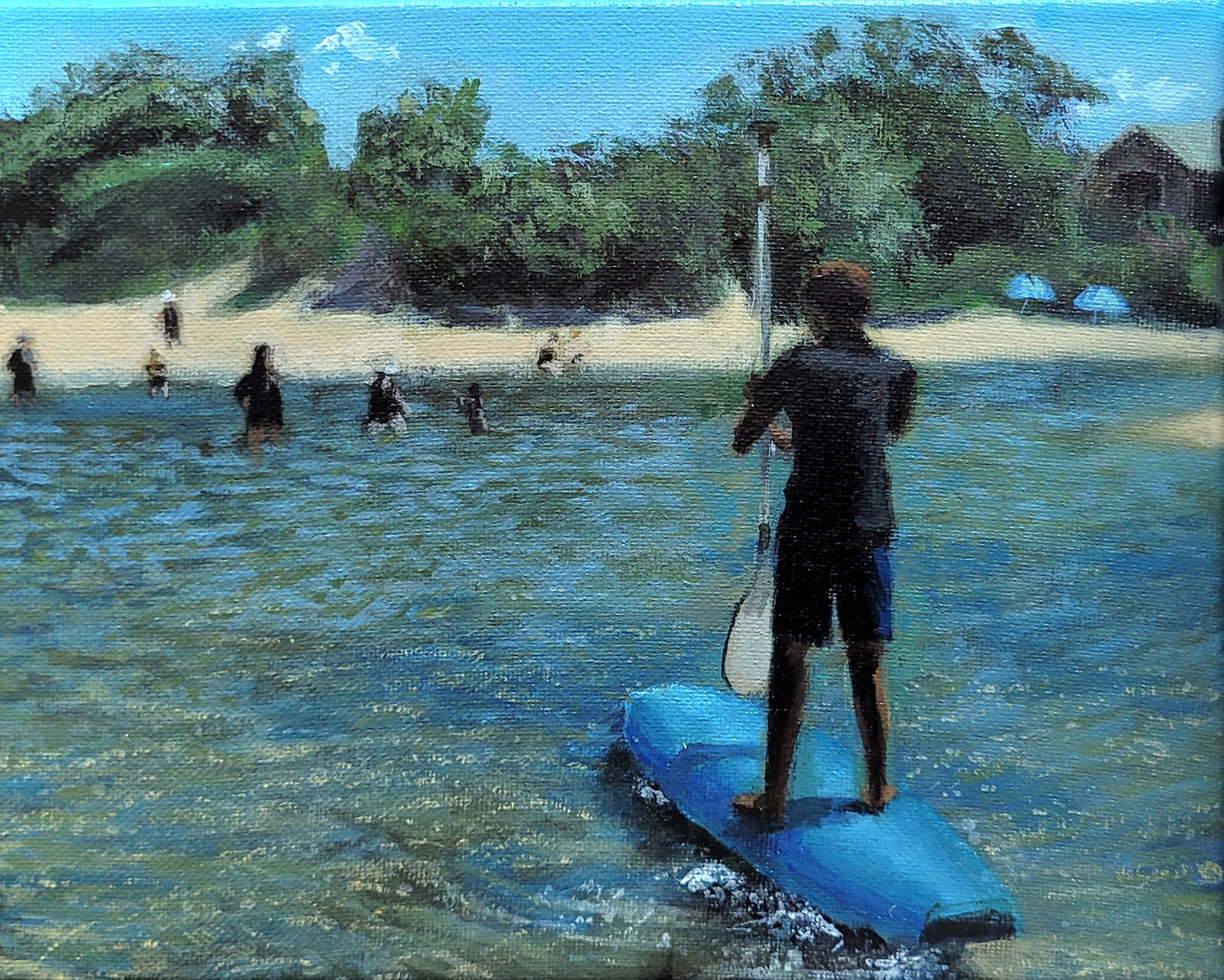 Beach Holiday A5 print