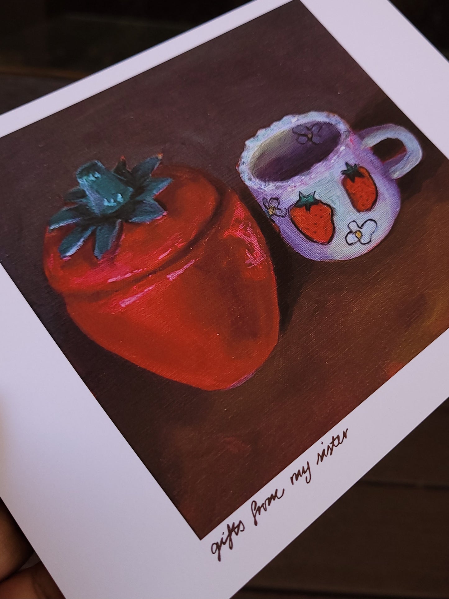 Gifts from my sister A5 print